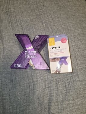 Xyron Create-a-Sticker X Dispenser - Purple With New Cartridge